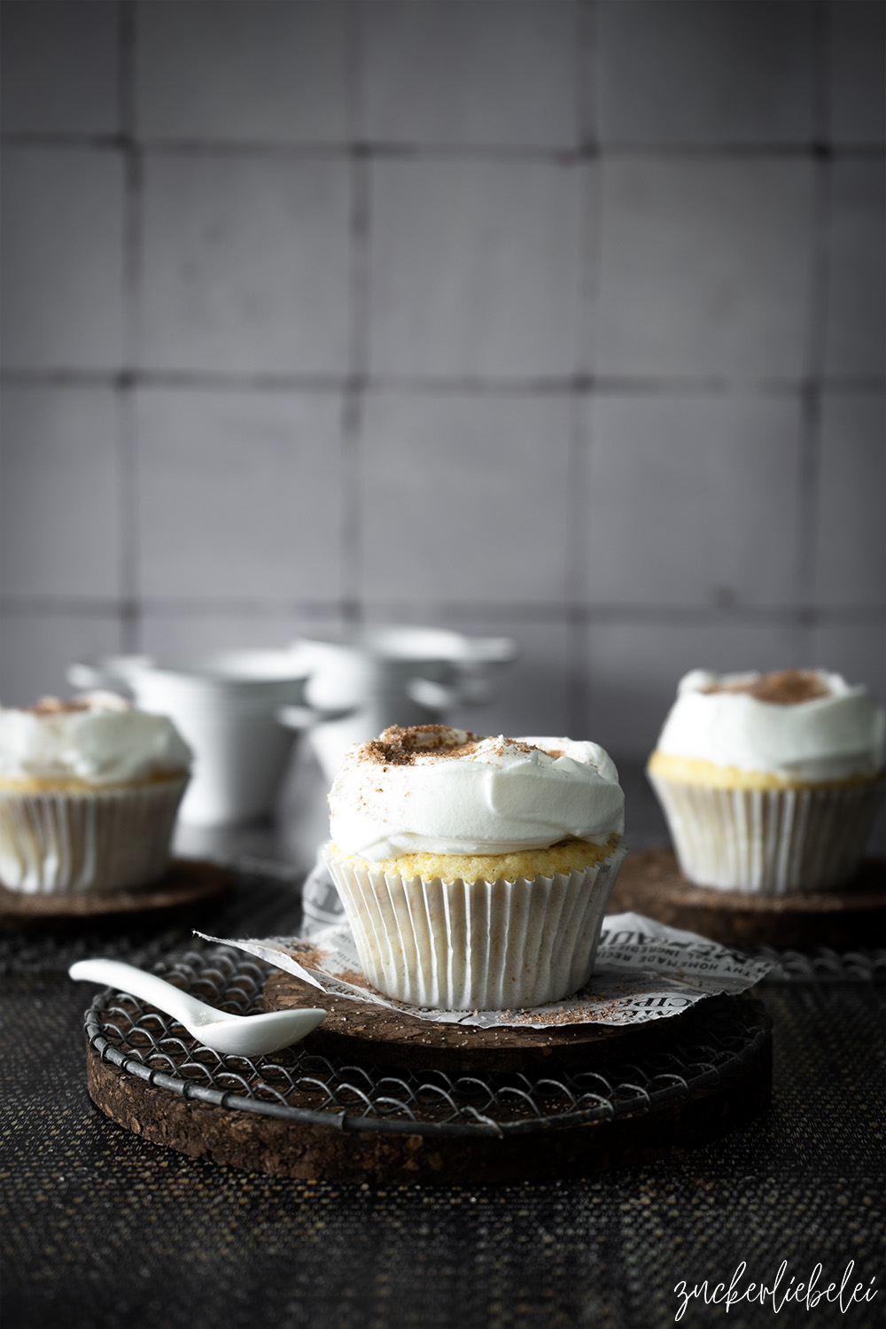 Vanille Latte Macchiato Cupcakes mit Milchcreme