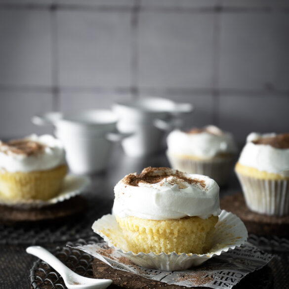 Vanille Latte Macchiato Cupcakes mit Milchcreme